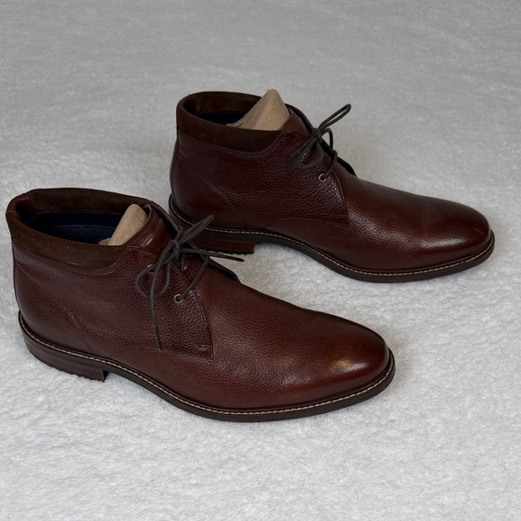 Cole Haan Grand OS Men's Brown Leather Chukka Boots Size 11.5 - Picture 3 of 9